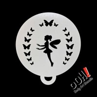 Ooh Body Art Stencil Flip Flying Fairy (FLYING FAIRY C12)